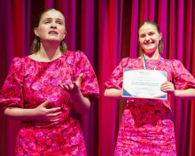Lily wows judges to take top spot at ISA Musical Theatre Competition